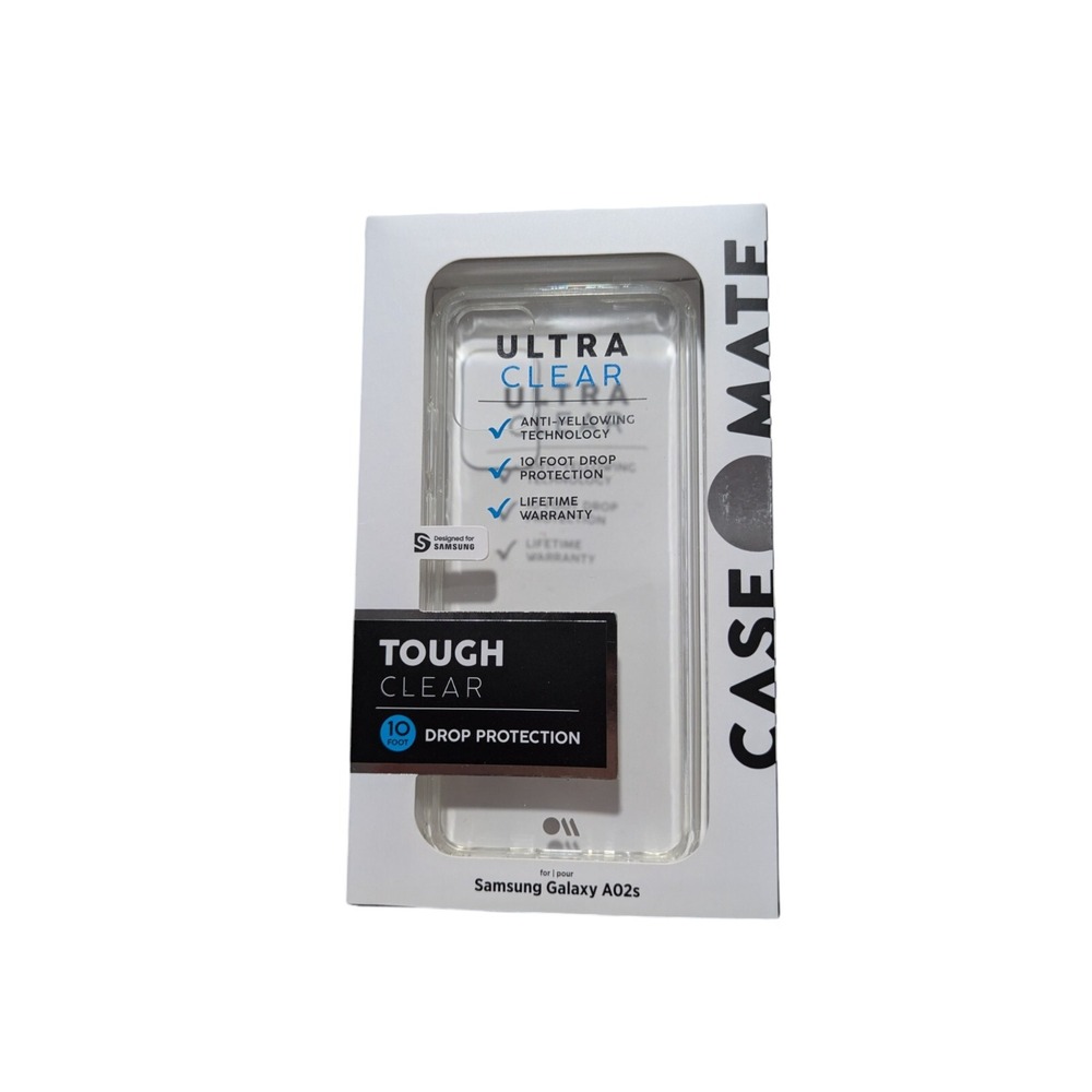 Case-Mate Tough Clear Series Hard Case for Galaxy A02S - Clear W1